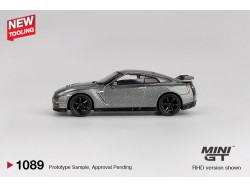 NISSAN GTR (R35) CRS VERSION DARK METAL GRAY 2013 - 1:64 - Mini GT - blister