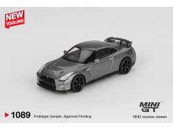 NISSAN GTR (R35) CRS VERSION DARK METAL GRAY 2013 - 1:64 - Mini GT - blister