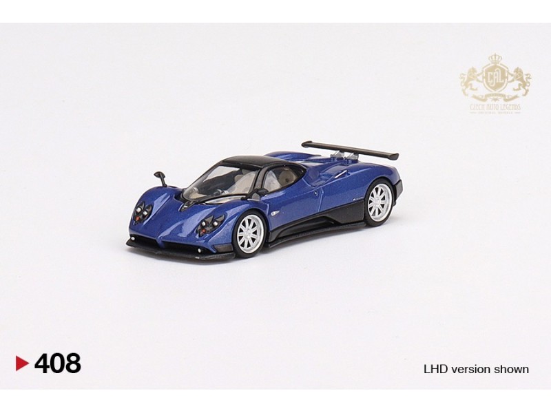 Pagani Zonda F Blu Argentina - 1:64 - MINI GT - MIJO