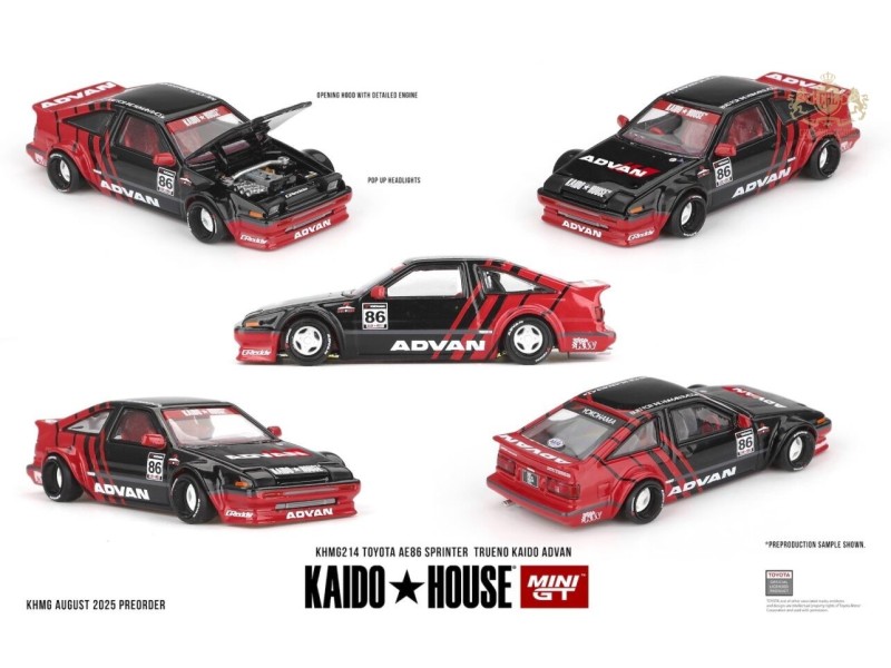 TOYOTA AE86 SPRINTER TRUENO KAIDO ADVAN 1983  - 1:64 - Kaido House