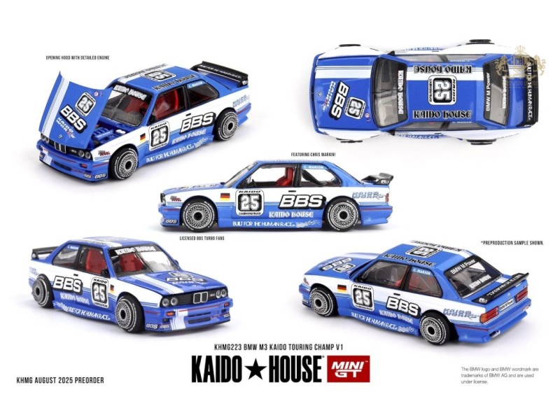 BMW M3 (E30) KAIDO TOURING CHAMP V1 1989  - 1:64 - Kaido House