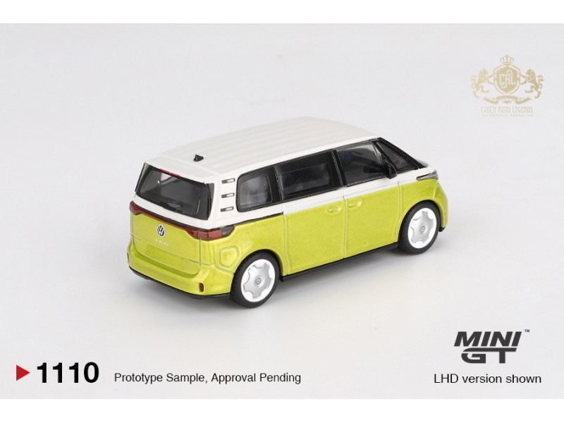 VOLKSWAGEN ID.BUZZ CANDY WHITE - POMELO YELLOW 2023 - 1:64 - Mini GT - blister