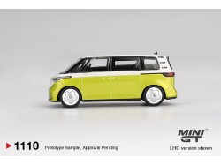 VOLKSWAGEN ID.BUZZ CANDY WHITE - POMELO YELLOW 2023 - 1:64 - Mini GT - blistr