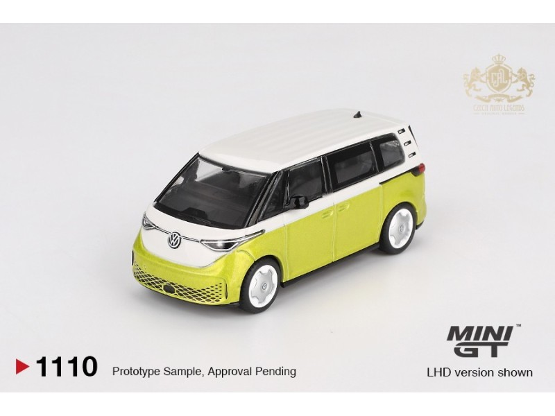 VOLKSWAGEN ID.BUZZ CANDY WHITE - POMELO YELLOW 2023 - 1:64 - Mini GT - blister