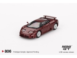 Bugatti EB110 GT Dark Red Metallic -1:64 - Mini GT