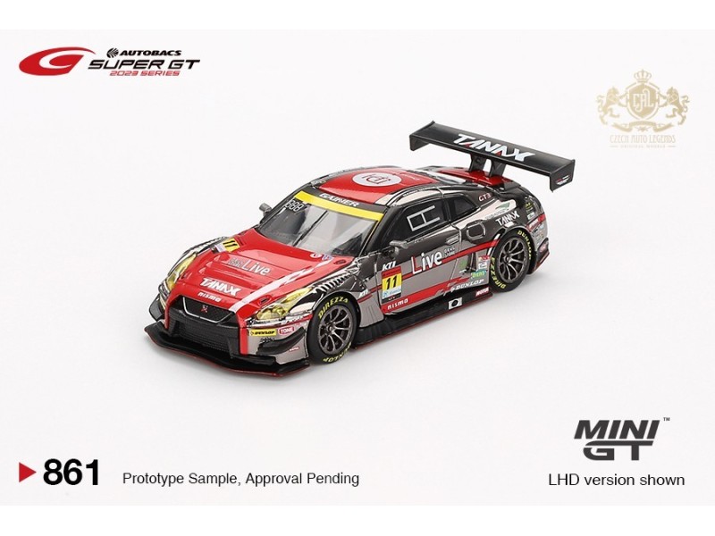 NISSAN GT-R (R35) NISMO GT3 nr.11 GAINER TANAX GT-R GAINER SUPER GT SERIES 2023 - 1:64 - Mini GT - blister