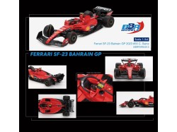 FERRARI SF23 nr.55 C.SAINZ BAHRAIN GP 2023 -1:64 - BBR