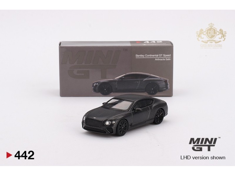 Bentley Continental GT Speed Anthracite Satin  - 1:64 - Mini GT