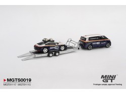 PORSCHE 911 DAKAR nr.718+ VOLKSWAGEN ID. BUZZ PORSCHE CENTRUM GELDERLAND 2025 - 1:64 - Mini GT