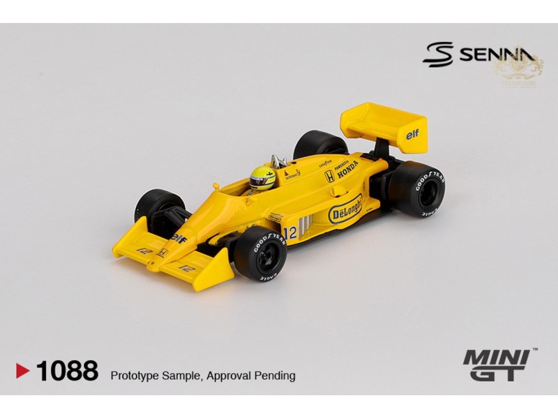 Lotus 99T nr.12 Ayrton Senna 1987 Monaco Grand Prix Winner - 1:64 - Mini GT
