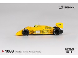 Lotus 99T nr.12 Ayrton Senna 1987 Monaco Grand Prix Winner - 1:64 - Mini GT