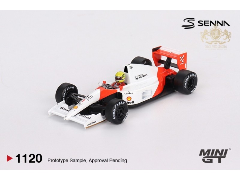 McLaren MP4/6 nr.1 Ayrton Senna 1991 Japanese Grand Prix 2nd Place - 1:64 - Mini GT