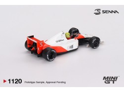McLaren MP4/6 nr.1 Ayrton Senna 1991 Japanese Grand Prix 2nd Place - 1:64 - Mini GT