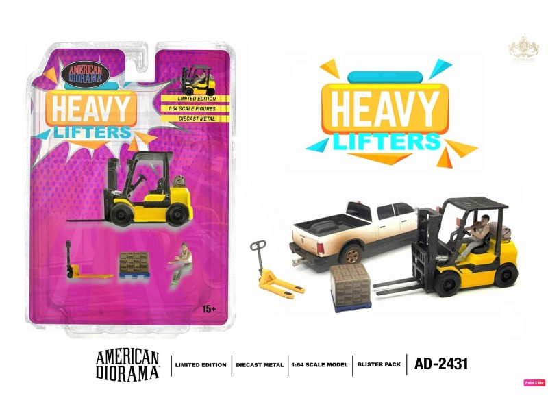 American Diorama – Figure set – Heavy Lifters –  1:64