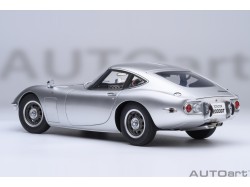 Toyota 2000GT 1967 1:18 stříbrná – AUTOart