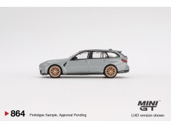 BMW M3 TOURING (G81) COMPETITION BROOKLYN GREY 2024 - 1:64 - Mini GT