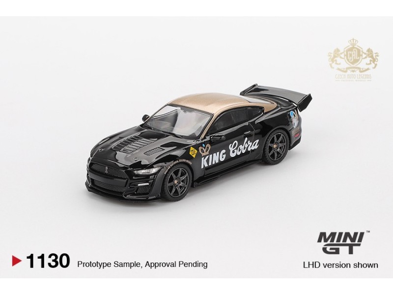 SHELBY GT500 DRAGON SNAKE CONCEPT BLACK & GOLD 2020 - 1:64 - Mini GT