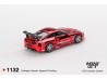 TOYOTA SUPRA (A80) TOP SECRET GT-300 RED CHROME 2014 - 1:64 - Mini GT - blister