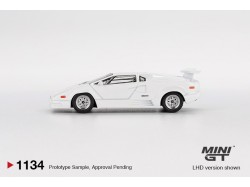 LAMBORGHINI COUNTACH 25TH ANNIVERSARY WHITE 1989 - 1:64 - Mini GT - blister
