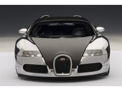 Bugatti Veyron Pur Sang 1:18 (Polished Aluminium/Carbon) - AUTOart