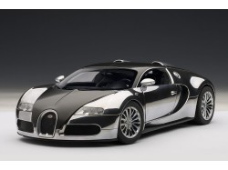 Bugatti Veyron Pur Sang 1:18 (Polished Aluminium/Carbon) - AUTOart