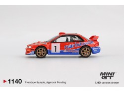 SUBARU IMPREZA WRC97 nr.1 DRM CHAMPION 1999 - 1:64 - Mini GT