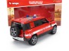 LAND ROVER - NEW DEFENDER 110 VIGILI DEL FUOCO 2022 - RED WHITE 1:24 - Bburago