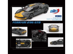FERRARI 296 GTB ASSETTO FIORANO GRIGIO SCURO 2024  -1:64 - BBR