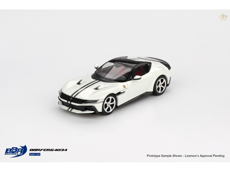 FERRARI 12 CILINDRI BIANCO  AVUS 2024  -1:64 - BBR