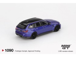 BMW M3 TOURING COMPETITION PORTIMAO BLUE METALLIC 2023 - blistr -1:64 - Mini GT - blister