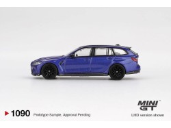BMW M3 TOURING COMPETITION PORTIMAO BLUE METALLIC 2023 - blistr -1:64 - Mini GT - blister