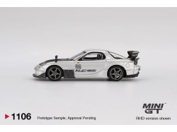 MAZDA RX7 (FD3S) RE-AMAMIYA SILVER METALLIC 2004 -1:64 - Mini GT - blistr