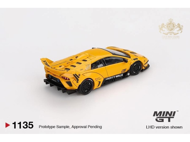 ミニカー LBWK MINI GT MURCIELAGO GT Evo Yellow Mini GT Lamborghini LB-Silhouette WORKS MURCIELAGO GT Evo Yellow