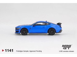 FORD MUSTANG DARK HORSE GRABBER BLUE 2024 - blistr -1:64 - Mini GT - blister