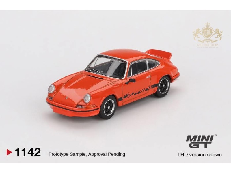 PORSCHE 911 CARRERA RS 2.7 TANGERINE 1973 - blistr -1:64 - Mini GT - blister