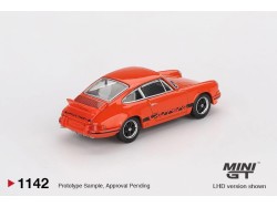 PORSCHE 911 CARRERA RS 2.7 TANGERINE 1973 - blistr -1:64 - Mini GT - blister