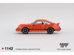 PORSCHE 911 CARRERA RS 2.7 TANGERINE 1973 - blistr -1:64 - Mini GT - blister