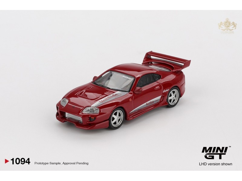 copy of TOYOTA SUPRA MK4 (A80) VEILSIDE COMBAT V-I RED 1994  -1:64 - Mini GT-blistr - blister