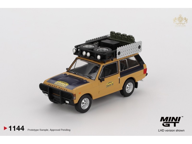 LAND ROVER RANGE ROVER C.SWOBODA & K.MENTEL WINNER CAMEL TROPHY SUMATRA 1981  -1:64 - Mini GT - blister
