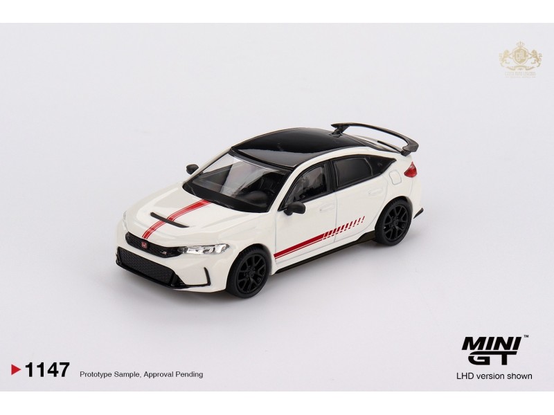 HONDA CIVIC (FL-5) TYPE R ULTIMATE EDITION CHAMPIONSHIP WHITE 2025  -1:64 - Mini GT-blistr - blister