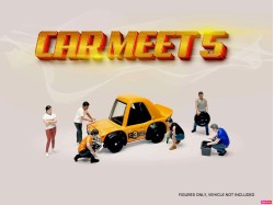 American Diorama  Figure set –  Car Meet 5  –  1:64