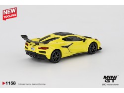 CHEVROLET CORVETTE C8 ZR1 ACCELERATE YELLOW 2025  -1:64 - Mini GT - blister