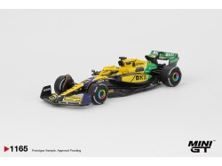 MCLAREN MCL38 nr.81 OSCAR PIASTRI MONACO 2nd place GP 2024 - A.Senna livery  -1:64 - Mini GT