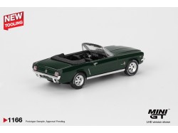 FORD MUSTANG CONVERTIBLE HIGHLAND GREEN 1964  -1:64 - Mini GT