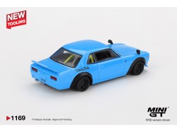 NISSAN HAKOSUKA BABY BLUE NISSAN LB★WORKS HAKOSUKA 2015  -1:64 - Mini GT