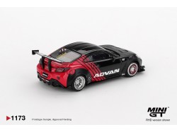 TOYOTA GR86 LB NATION ADVAN BLACK 2025  -1:64 - Mini GT