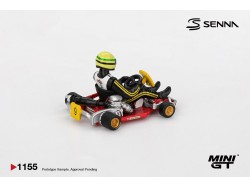 SENNA KART FORMULA K nr.9 AYRTON SENNA DA SILVA KARTING W. CH. 1981  -1:64 - Mini GT - blister