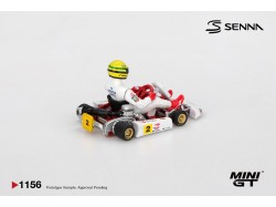 SENNA KART FORMULA K nr.2 AYRTON SENNA DA SILVA  MASTERS OF PARIS-BERCY 1993  - 1/64 - MINI GT