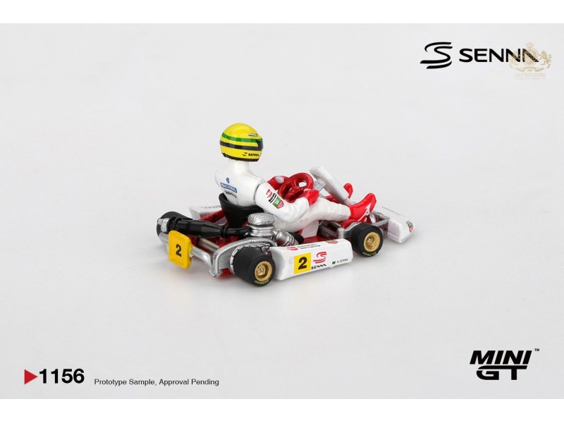 SENNSENNA KART FORMULA K nr.2 AYRTON SENNA DA SILVA  MASTERS OF PARIS-BERCY 1993 - 1/64 - MINI GT