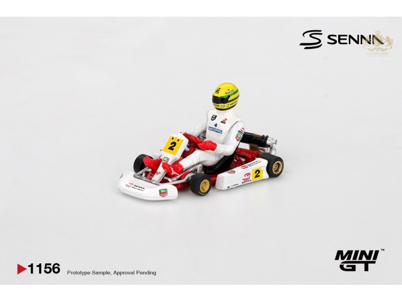 SENNA KART FORMULA K nr.2 AYRTON SENNA DA SILVA  MASTERS OF PARIS-BERCY 1993  - 1/64 - MINI GT